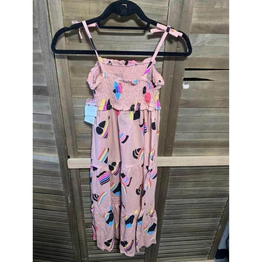 NWT Take Pride Pink Maxi Sun Dress Girls Size Medium